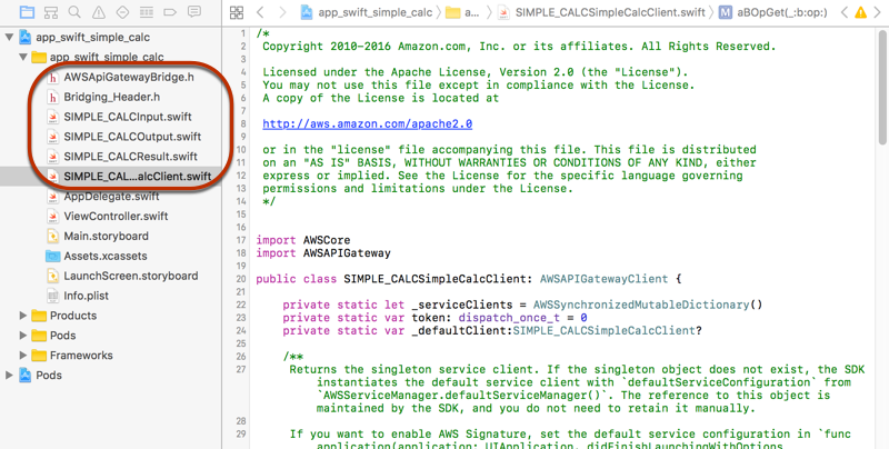 .h 및 .swift 파일은 generated-src에 있습니다.