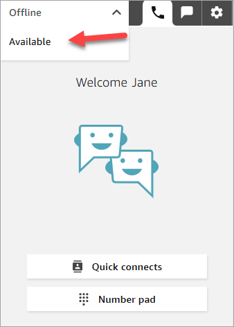 CCP, 사용 가능 상태 설정.