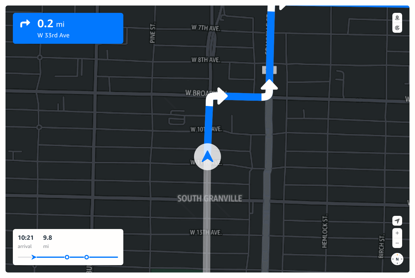 Amazon Location Service Routes에 대한 개요입니다.