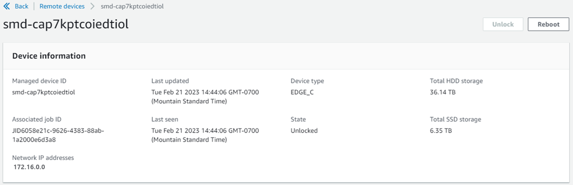 디바이스 정보 세부 정보