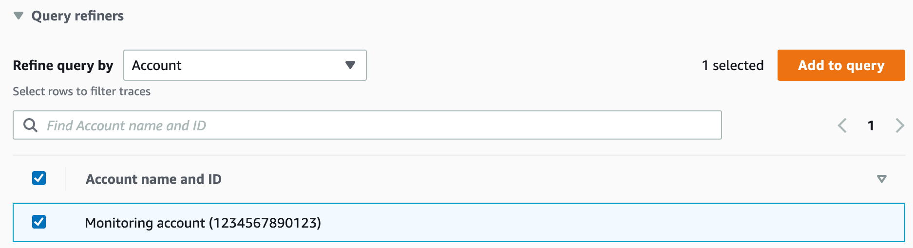 계정별로 추적 쿼리를 세분화하세요.