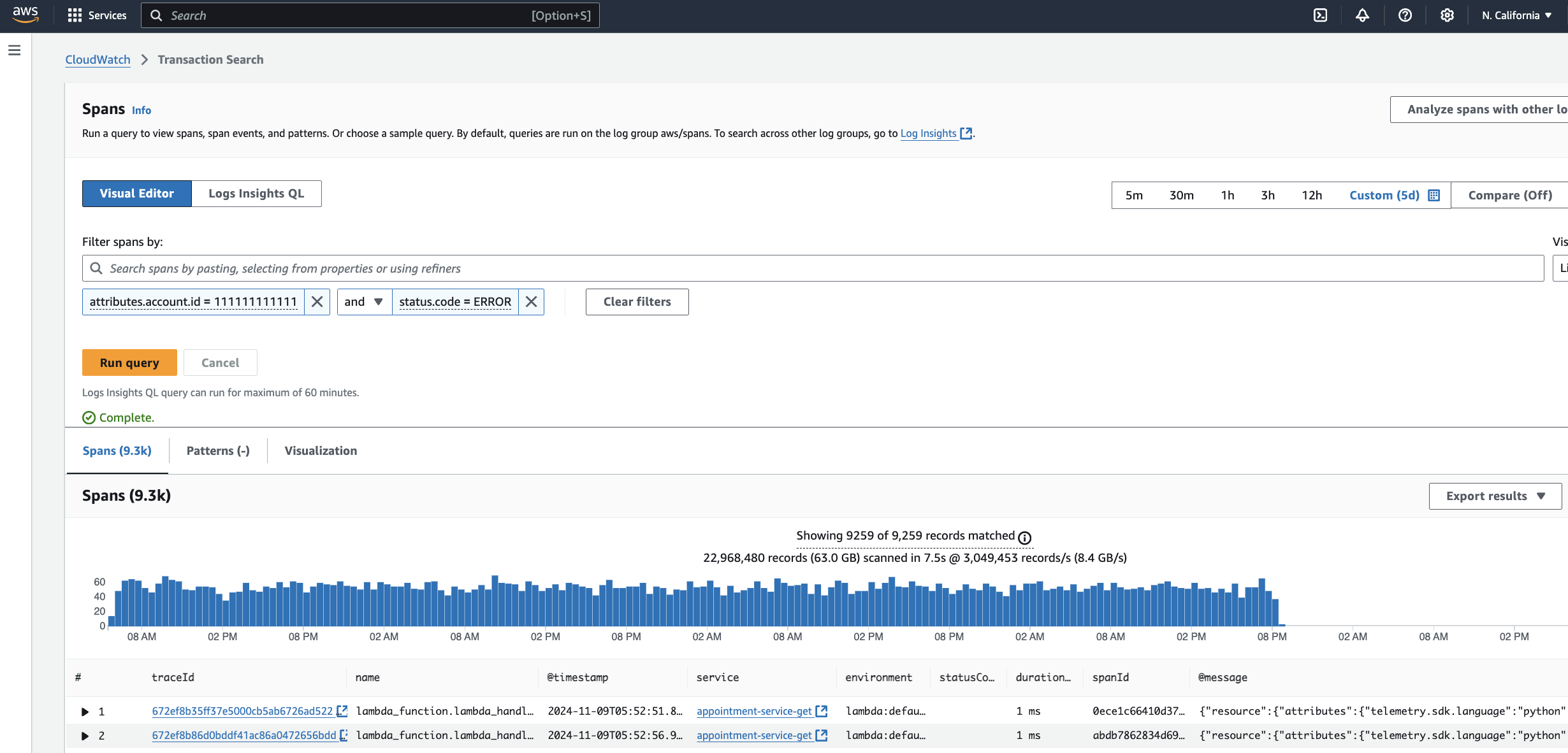 Localizar extensões com uma lista