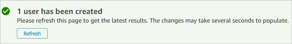 Um banner em que os usuários foram criados.