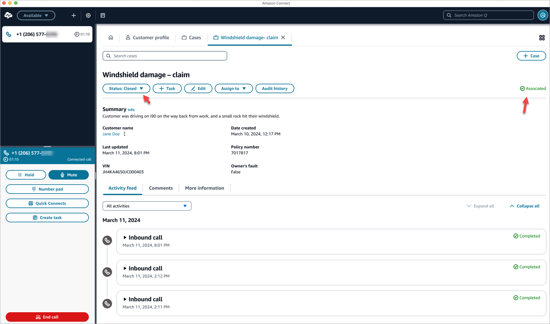O espaço de trabalho do atendente, um caso.