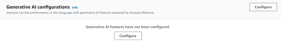 Imagem do botão de configuração para IA generativa.