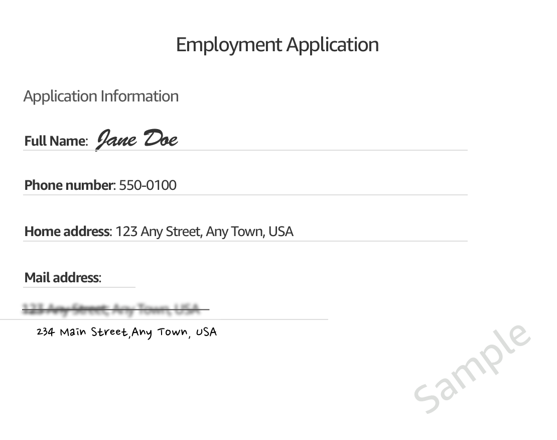 Candidatura rápida de emprego
