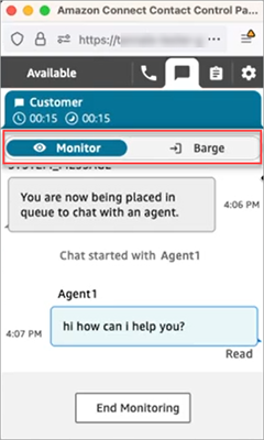 CCP，监控和插入的切换。