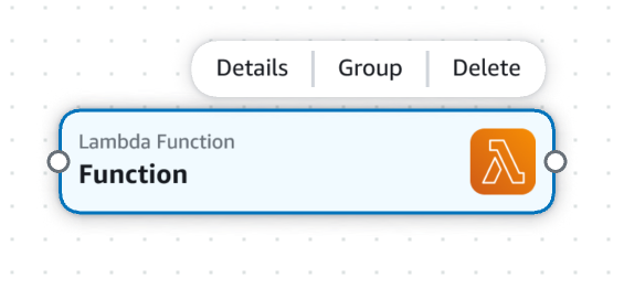增强版组件卡片，显示其卡片操作菜单并显示 “删除” 选项。