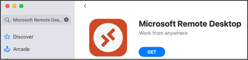 Microsoft 远程桌面应用程序。