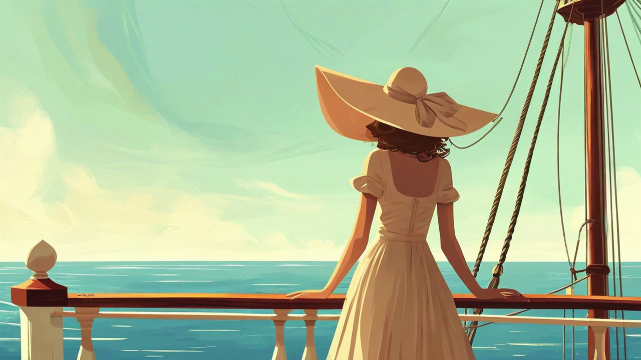 上一张带否定提示“海浪、云朵”的图像