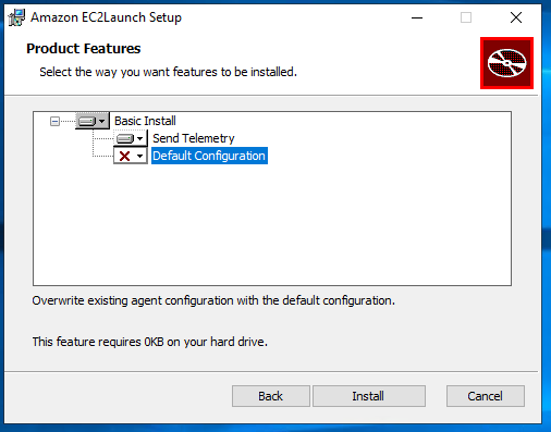 EC2Launch v2 升級組態。