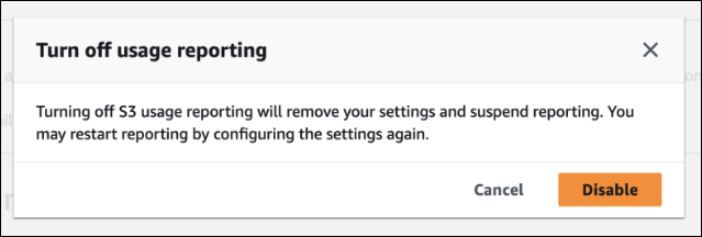 確認每週用量報告應關閉