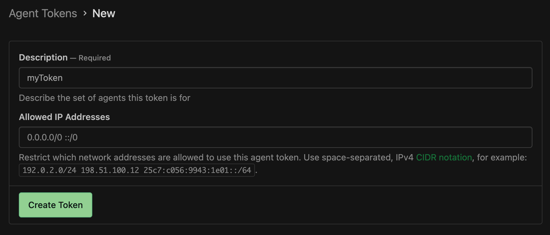Buildkite 中的代理程式字符