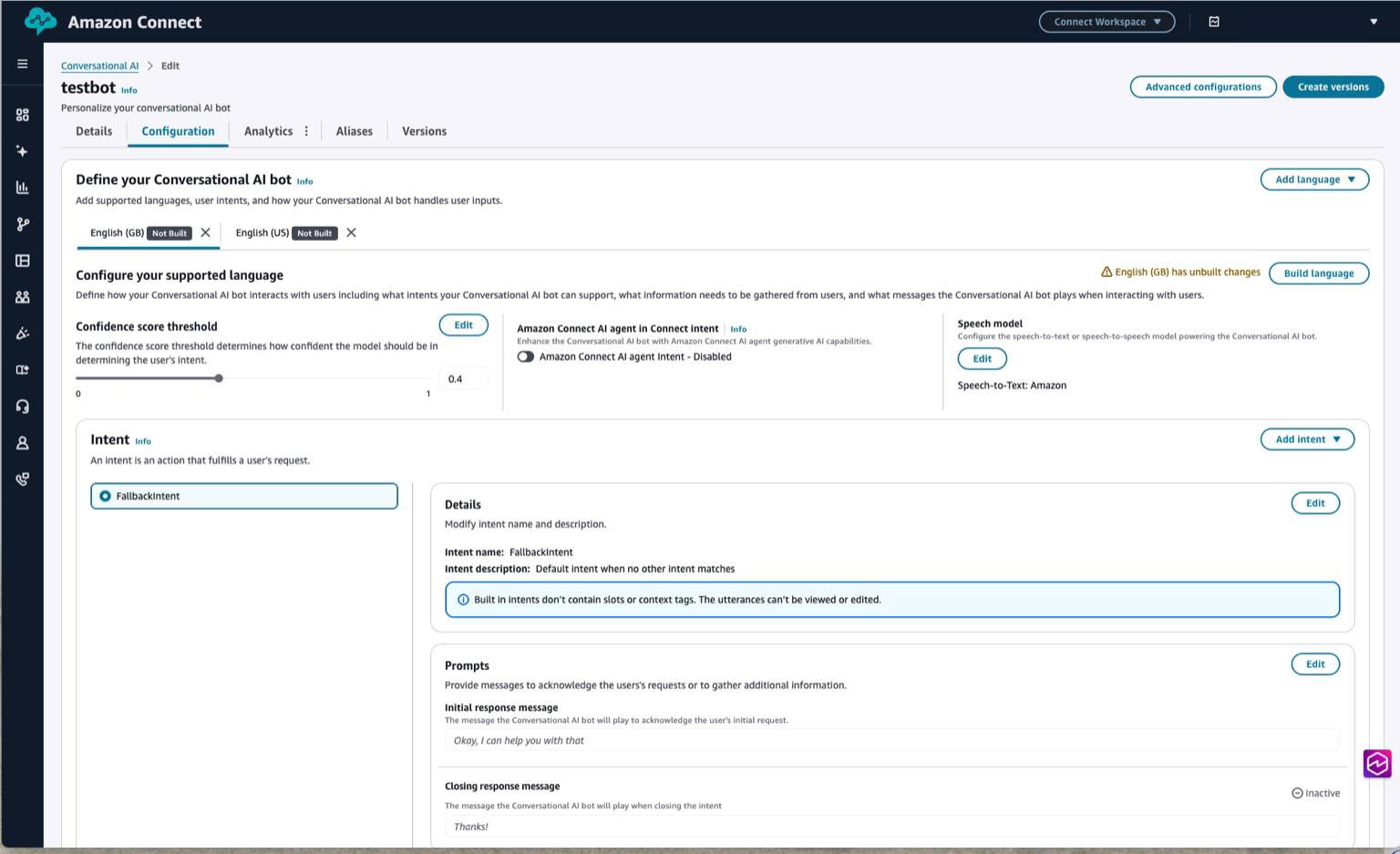 Amazon Nova Sonic Speech-to-Speech概觀