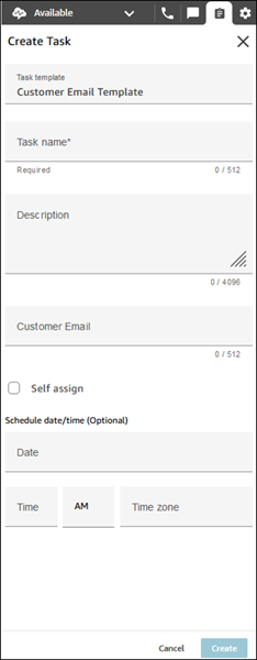 CCP，沒有將任務指派給他人的選項，但客服人員可以將任務指派給自己。