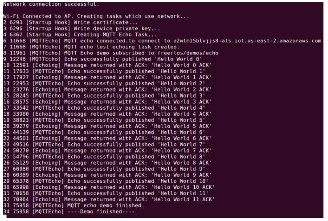 示範應用程式啟動