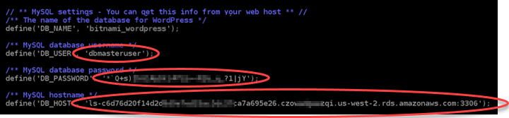 修改 WordPress 組態檔案。
