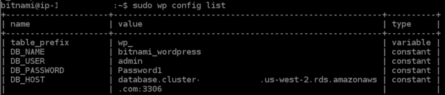 WordPress 組態檔案。