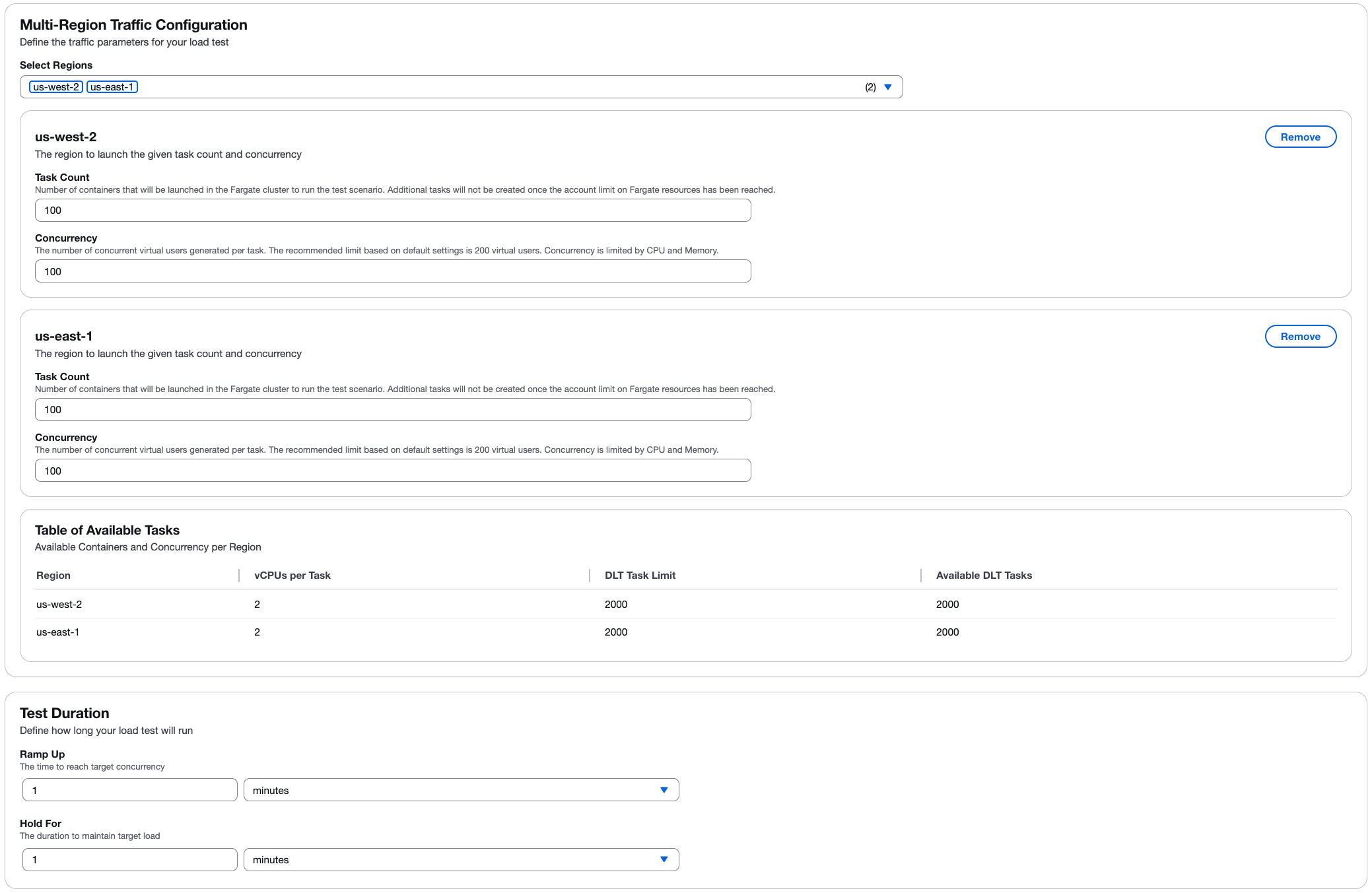 流量形狀組態畫面
