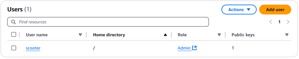 伺服器詳細資訊主控台頁面，顯示協議詳細資訊。